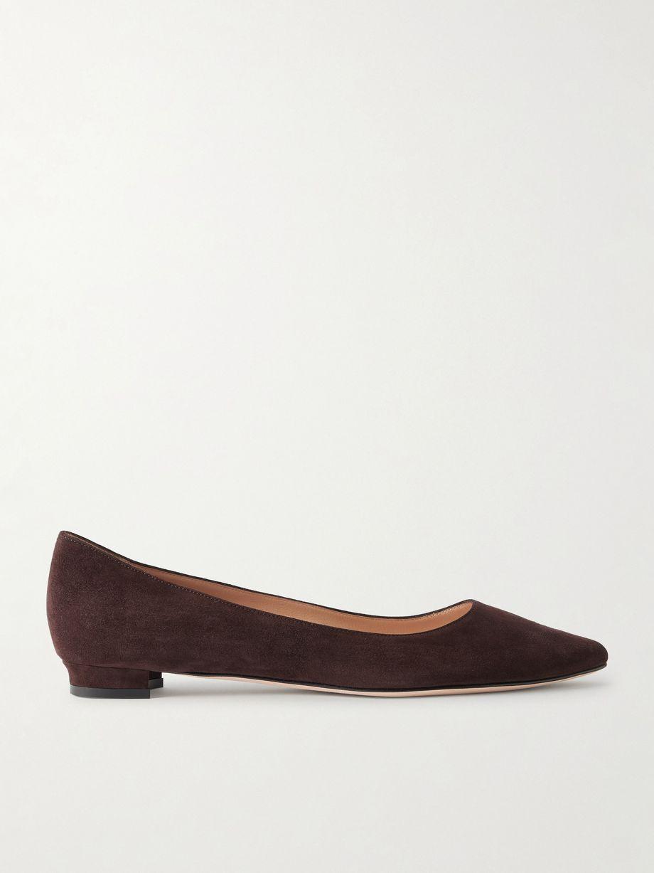 BB suede ballet flats by MANOLO BLAHNIK