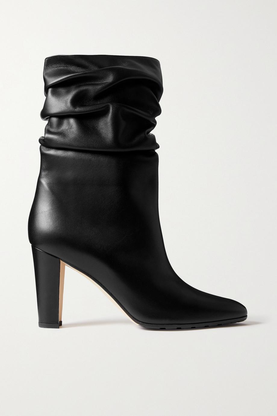Calasso 90 leather ankle boots by MANOLO BLAHNIK