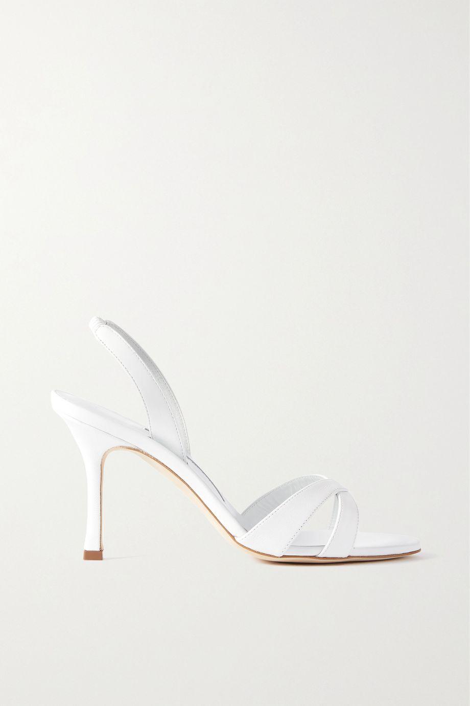 Callasli 90 leather slingback sandals by MANOLO BLAHNIK
