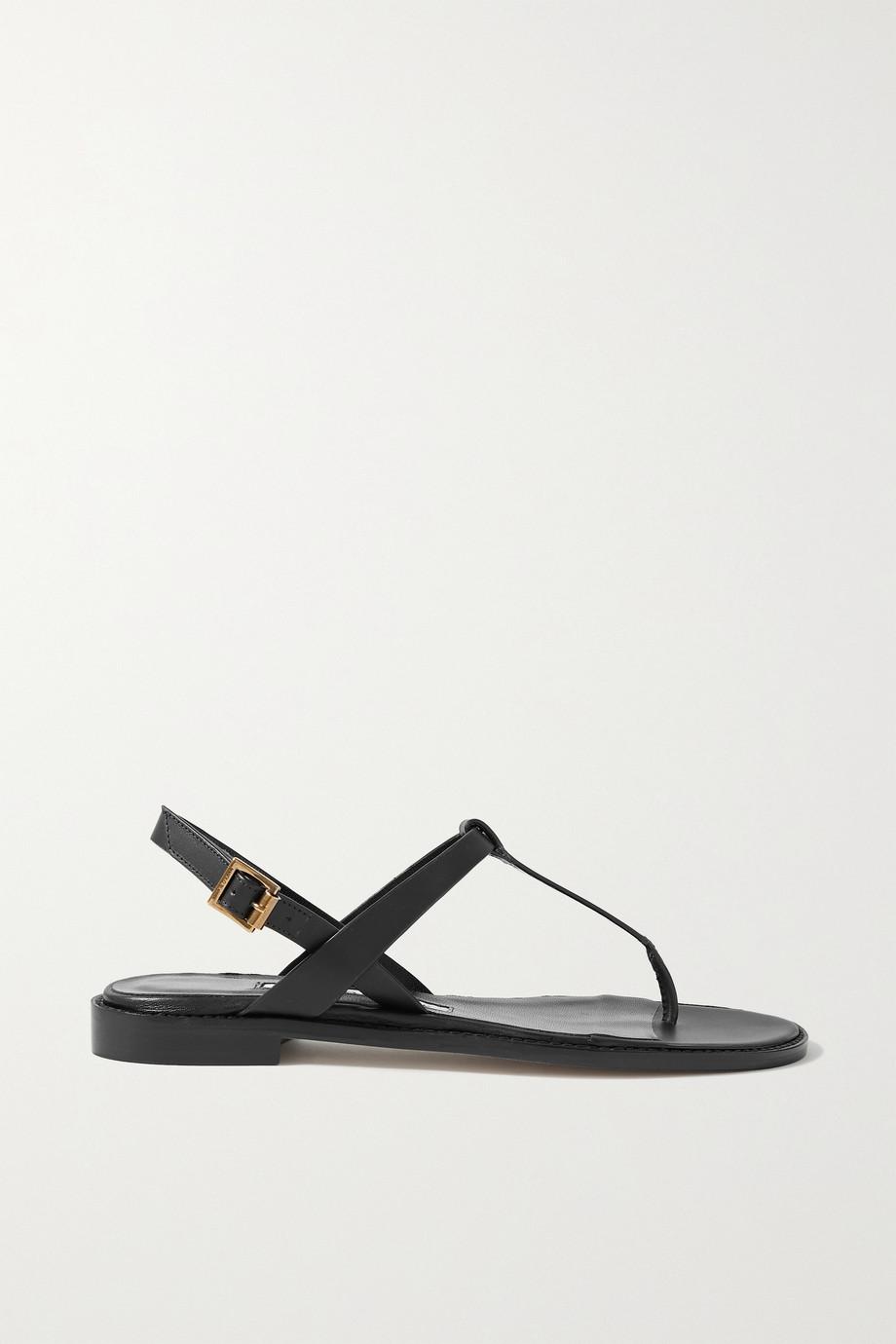 Hata leather slingback sandals by MANOLO BLAHNIK