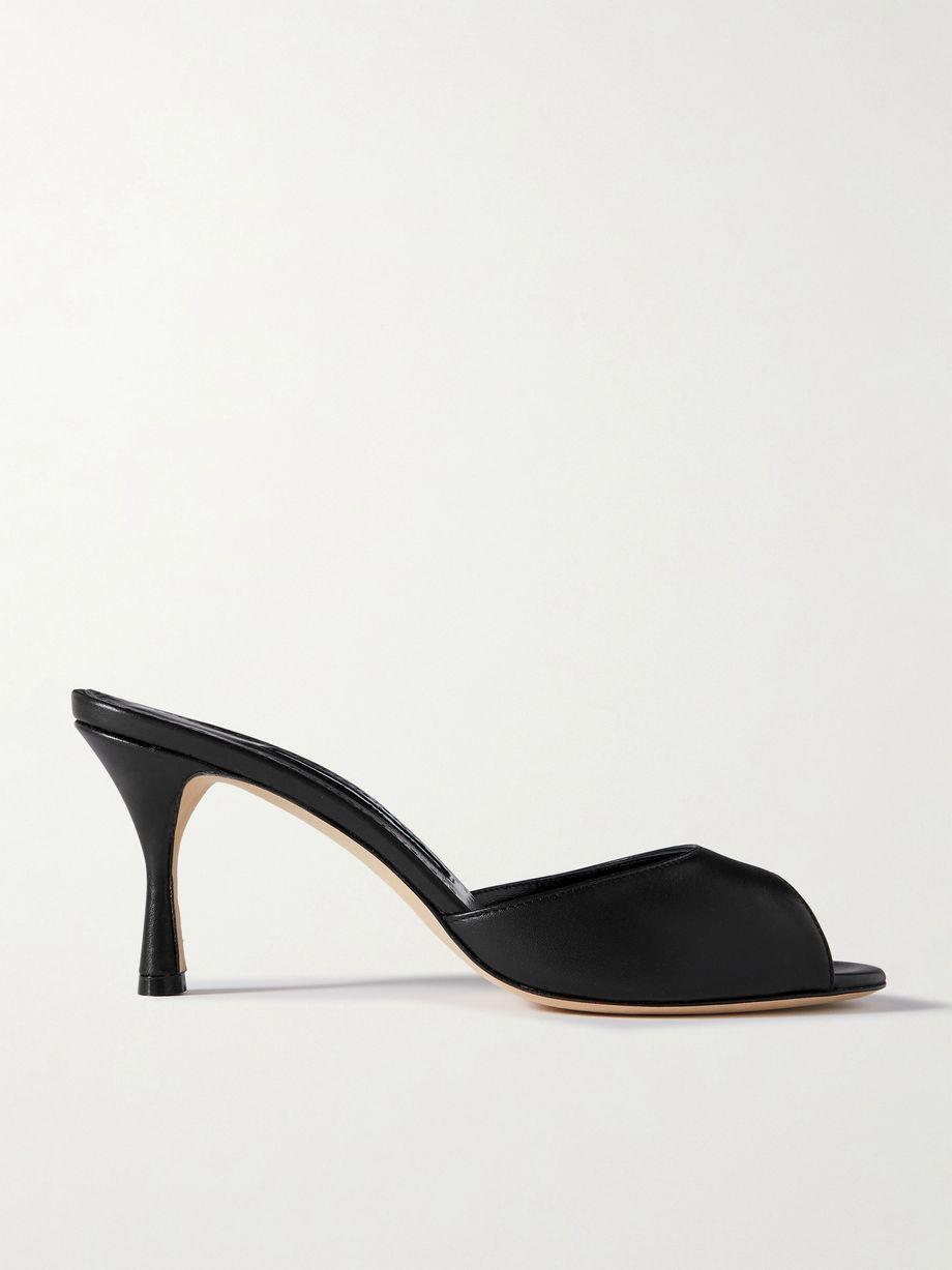 Jada 70 leather mules by MANOLO BLAHNIK