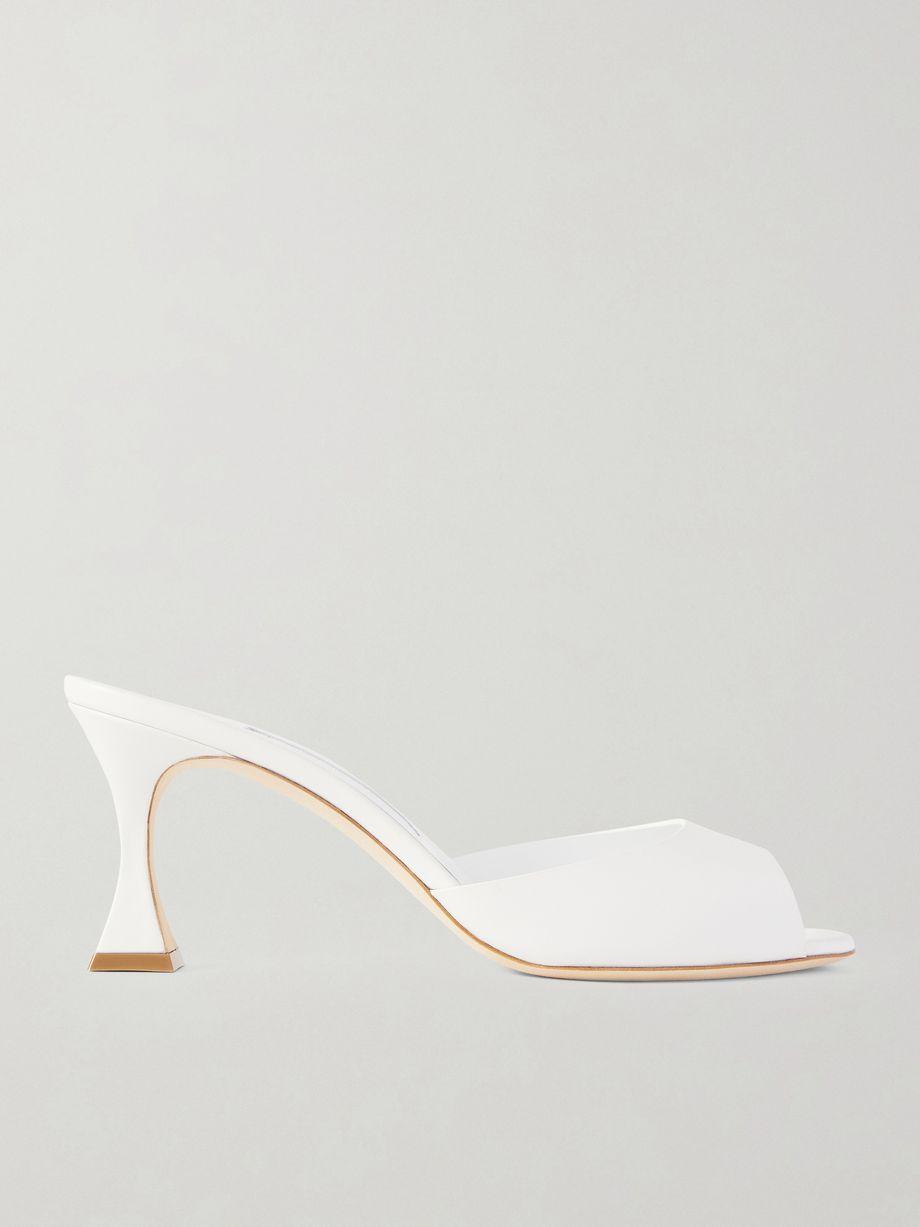 Jadarona 70 leather mules by MANOLO BLAHNIK