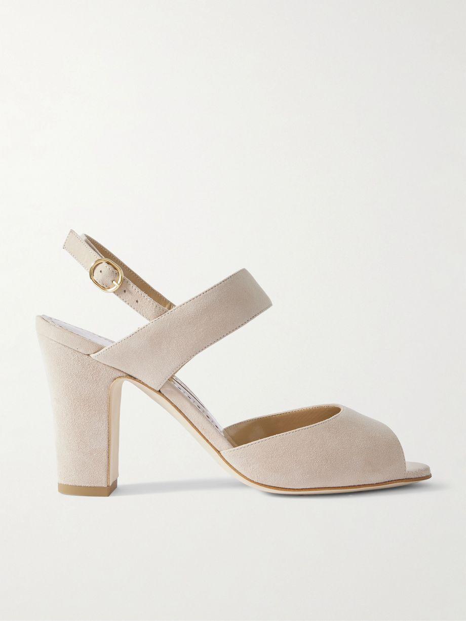 Khiko 90 suede slingback sandals by MANOLO BLAHNIK