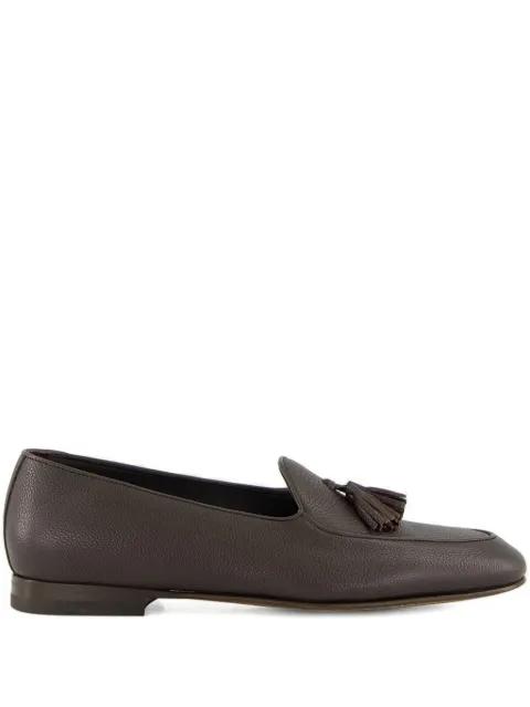 Lennox leather loafers by MANOLO BLAHNIK