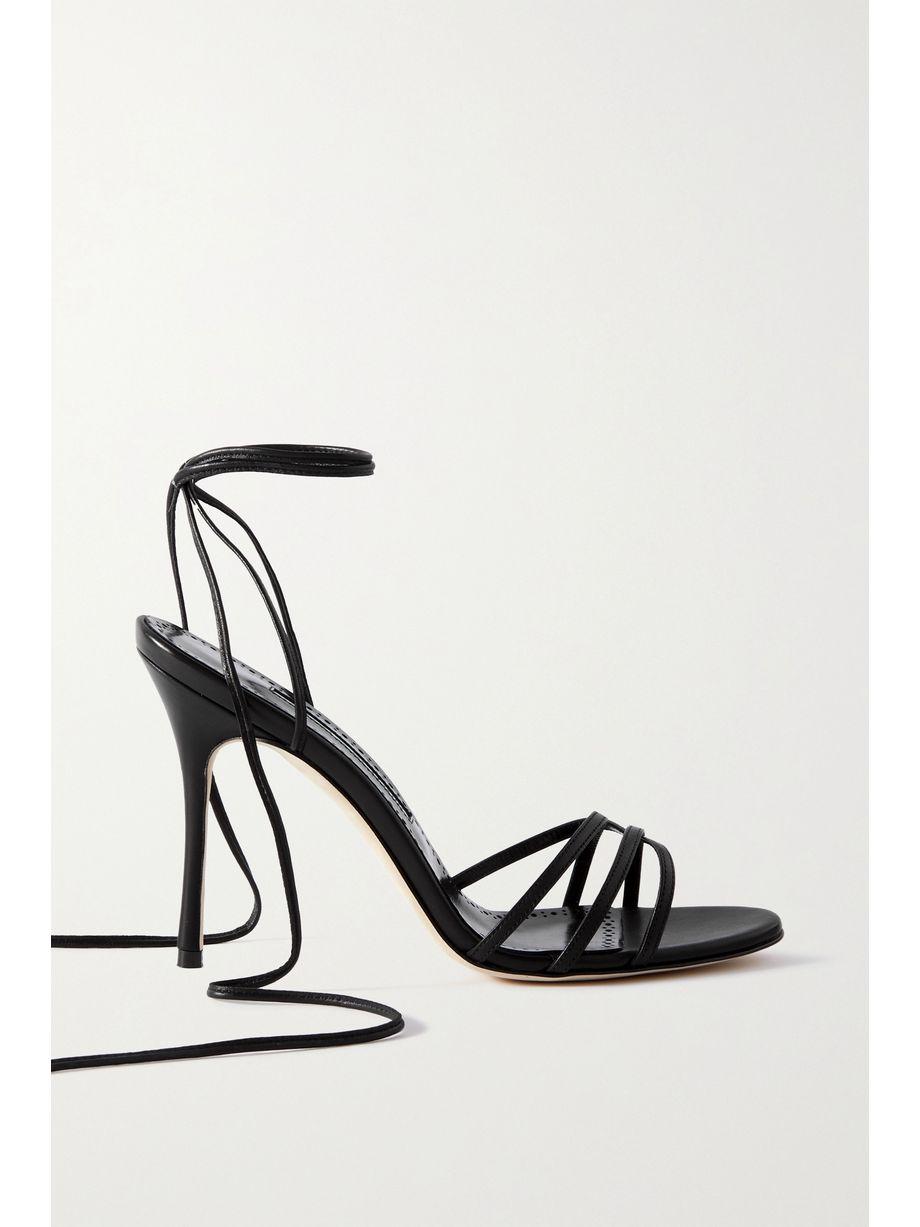 Leva 105 leather sandals by MANOLO BLAHNIK