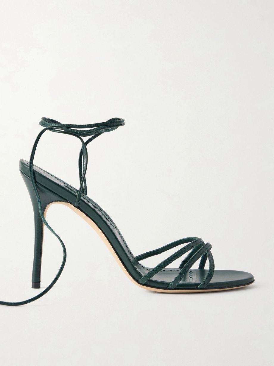 Leva 105 leather sandals by MANOLO BLAHNIK