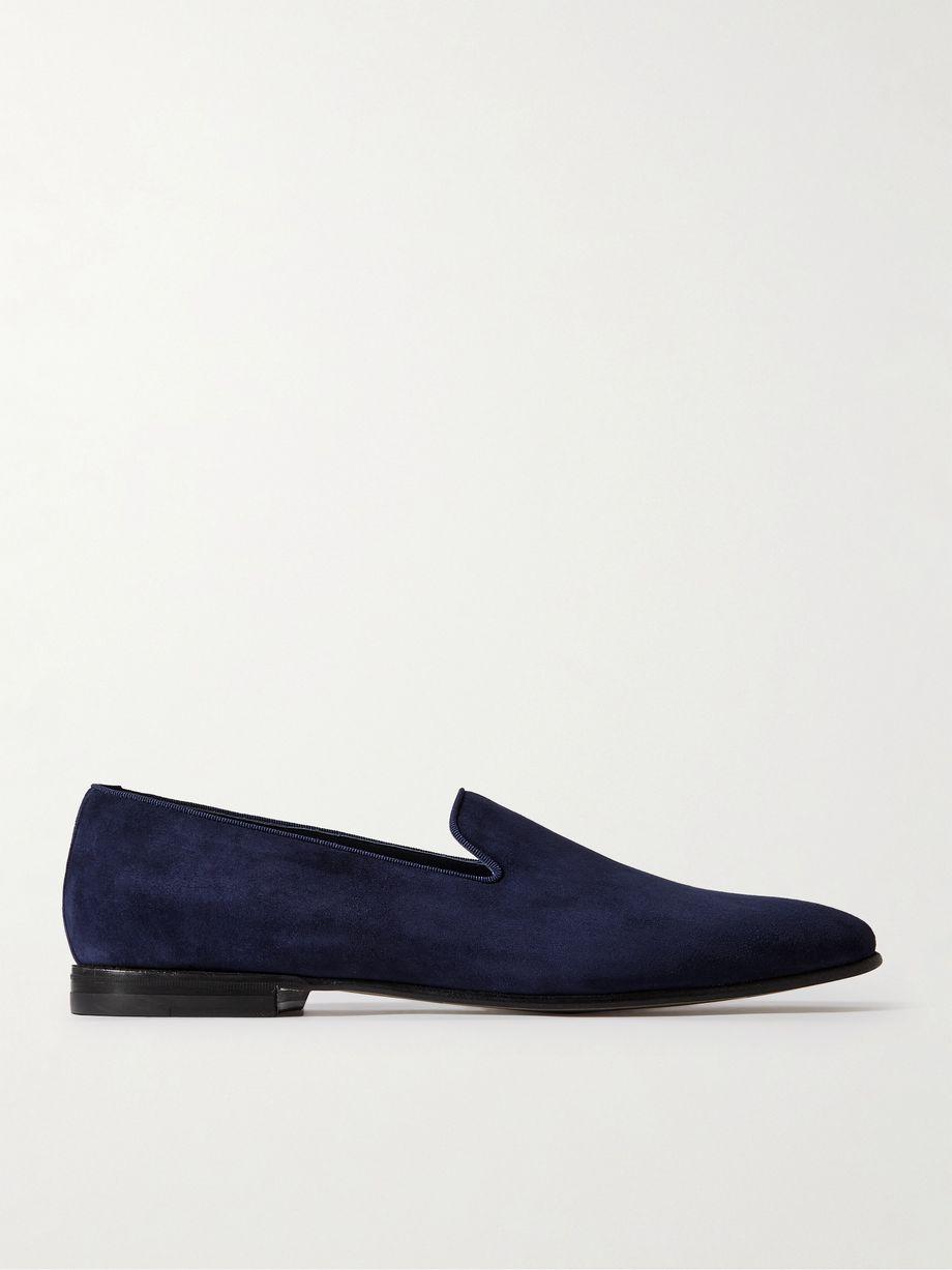 Mario Suede Loafers by MANOLO BLAHNIK