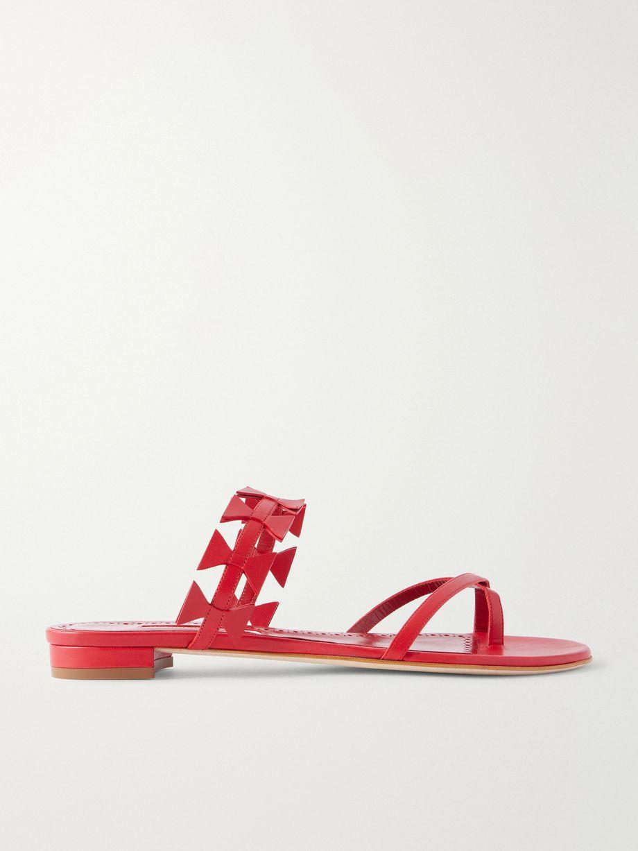 Maura leather sandals by MANOLO BLAHNIK
