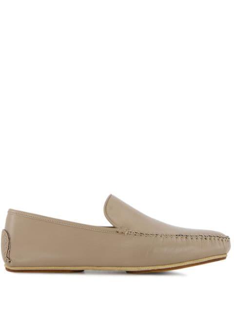 Mayfair leather loafers by MANOLO BLAHNIK