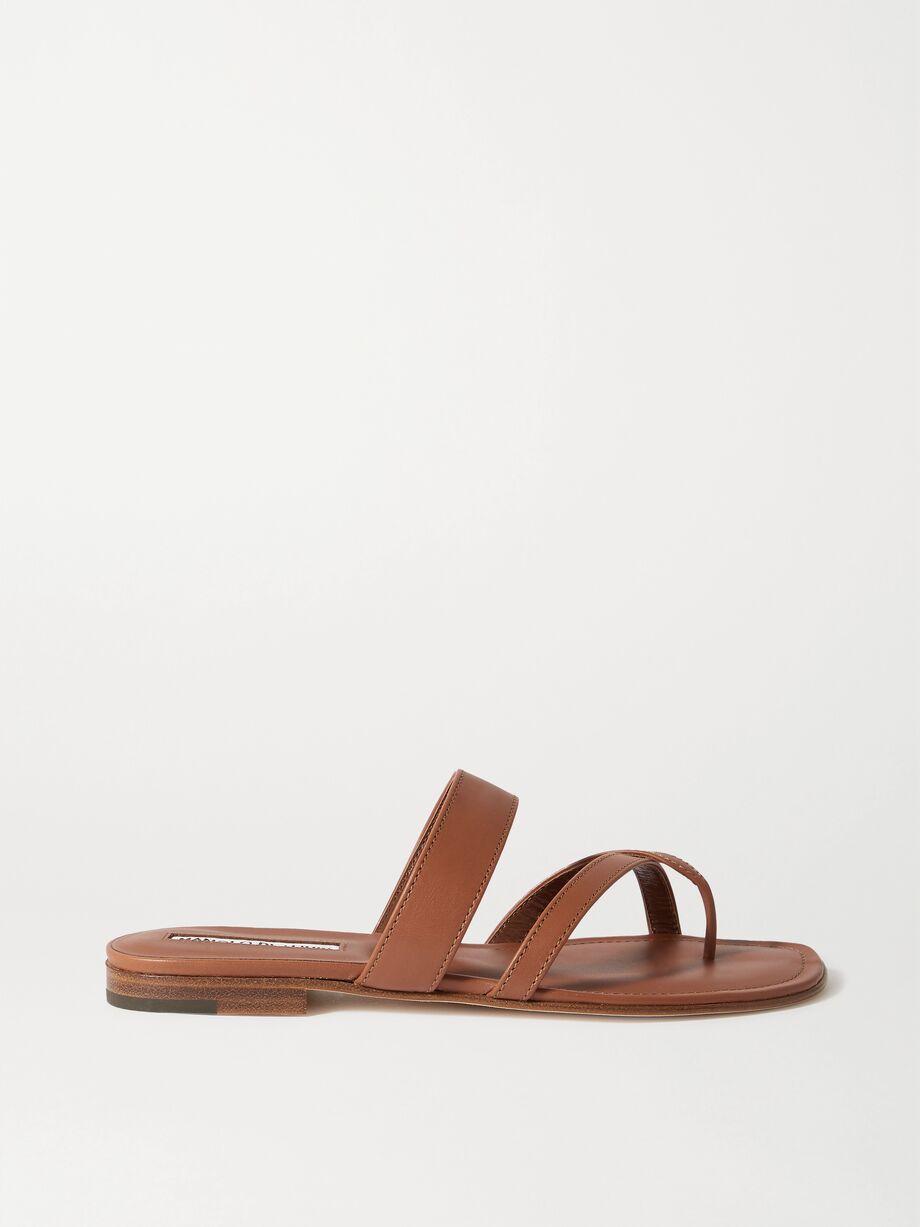 Susa leather sandals by MANOLO BLAHNIK