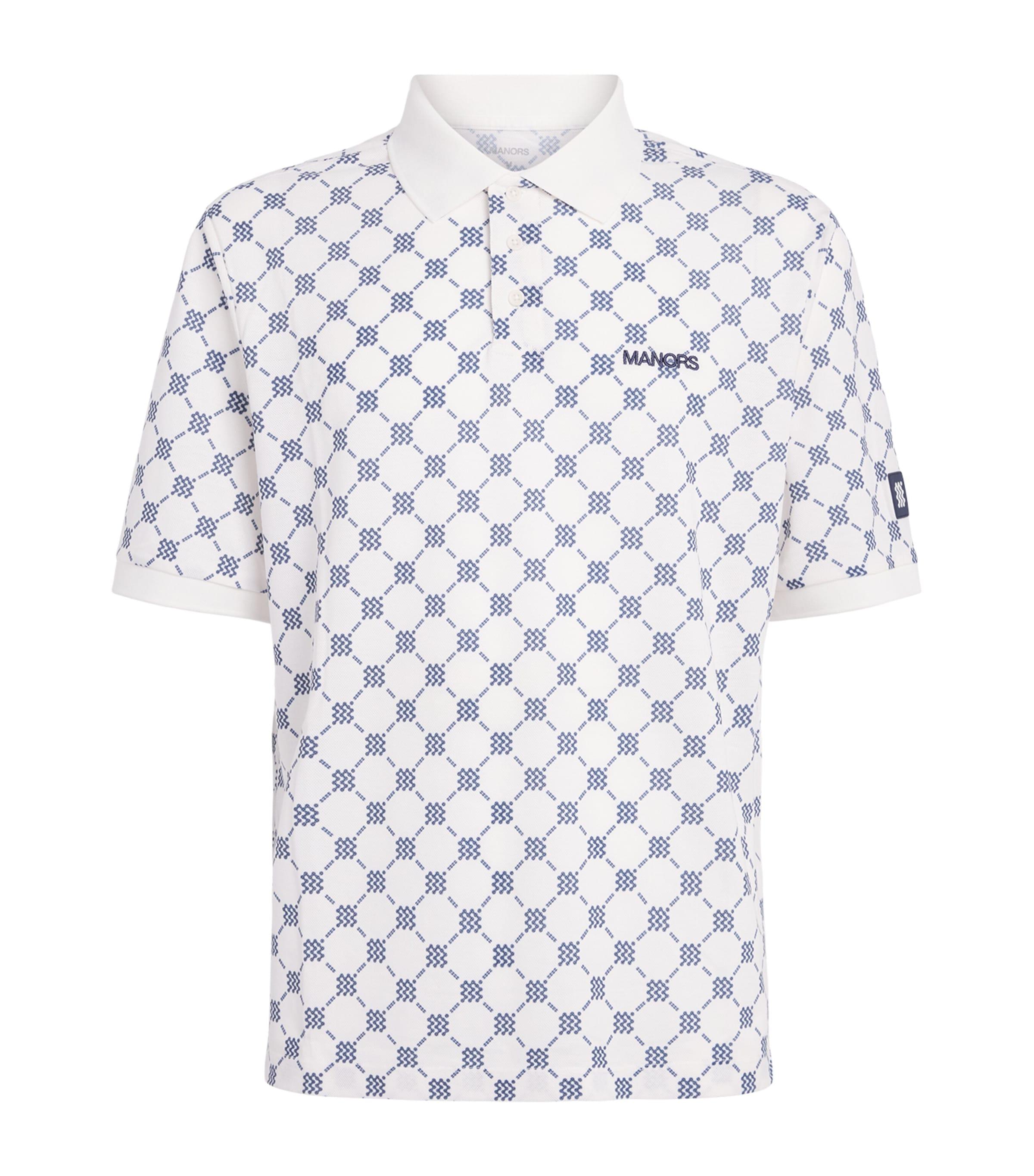 Manors Piqué Monogram GOAT Polo Shirt by MANORS