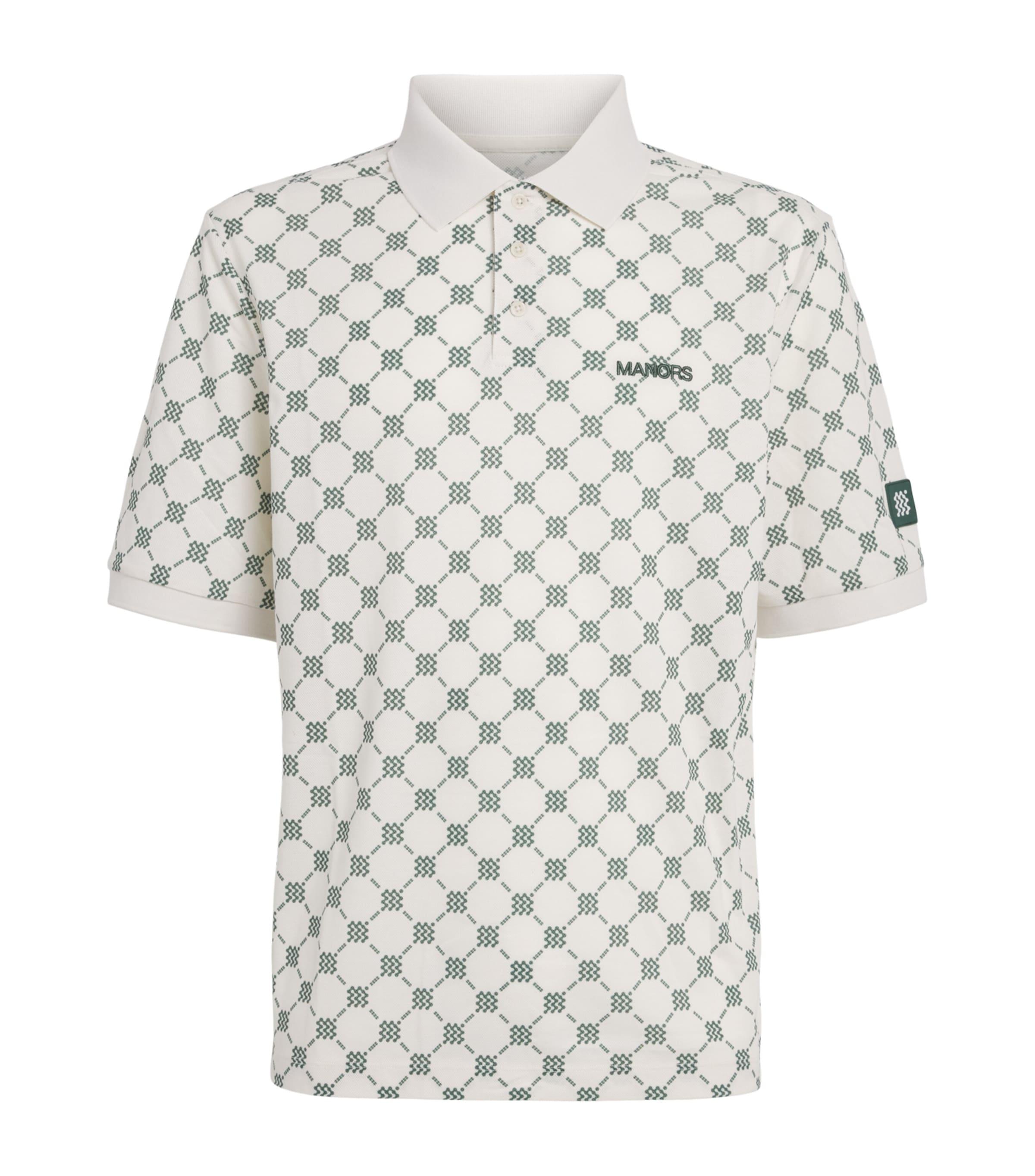 Manors Piqué Monogram GOAT Polo Shirt by MANORS