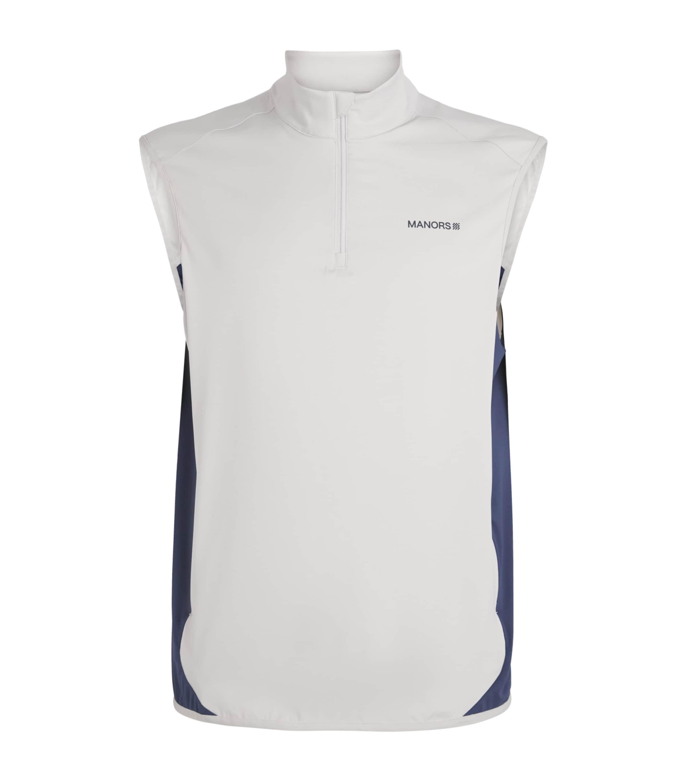 Manors Tech Quarter-Zip Gilet by MANORS