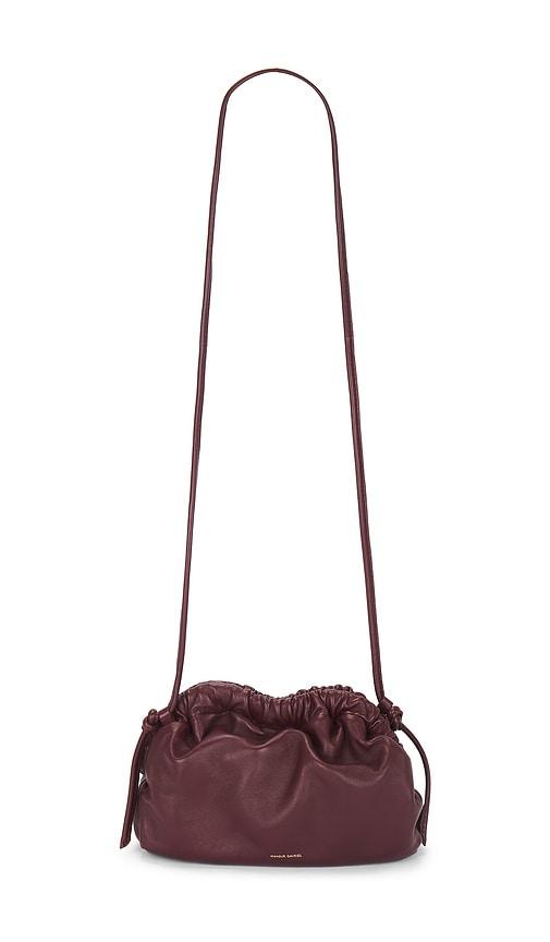 Mansur Gavriel Mini Cloud Clutch in Burgundy by MANSUR GAVRIEL