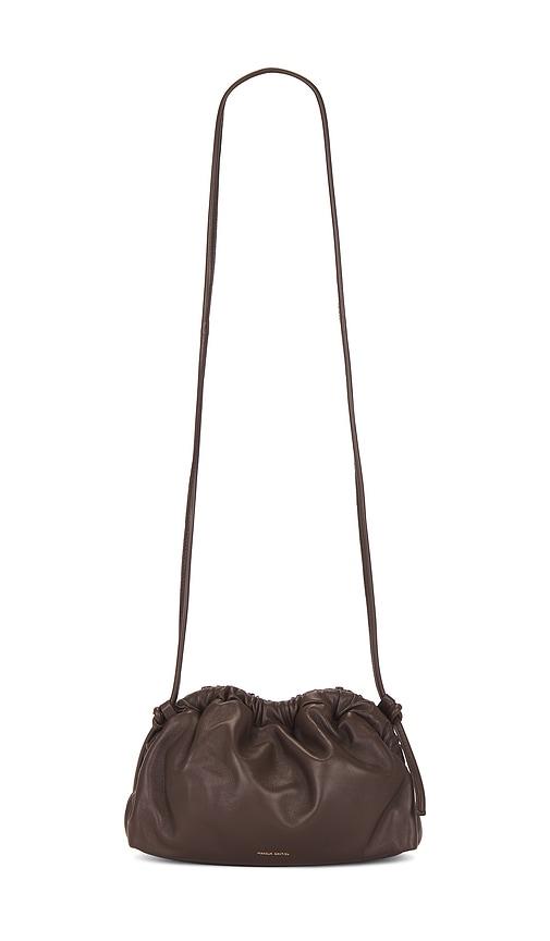 Mansur Gavriel Mini Cloud Clutch in Chocolate by MANSUR GAVRIEL
