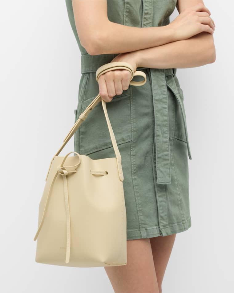 Mini Saffiano Leather Bucket Bag by MANSUR GAVRIEL