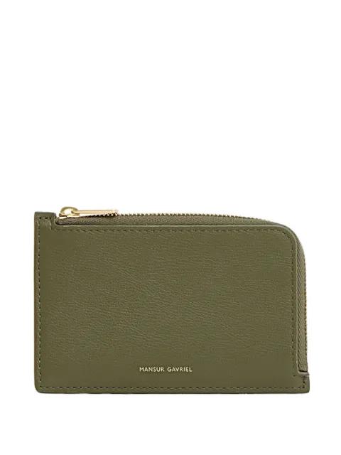 logo-plaque leather wallet by MANSUR GAVRIEL