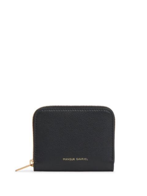 logo-stamp zipped wallet by MANSUR GAVRIEL