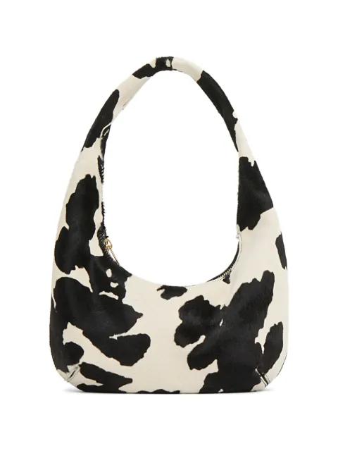 mini Gnocchi cow-print shoulder bag by MANSUR GAVRIEL