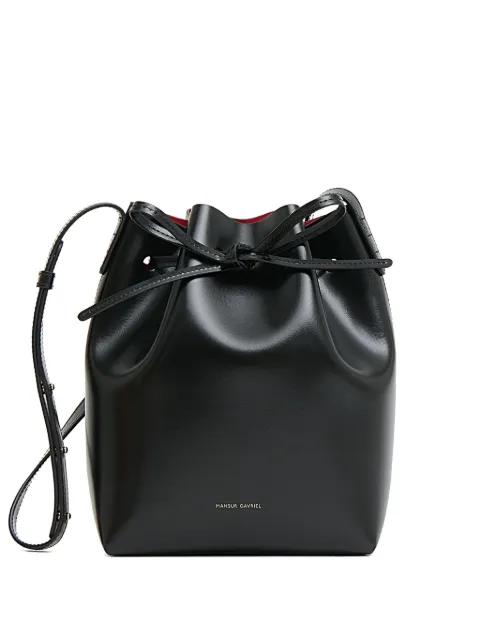 mini leather bucket bag by MANSUR GAVRIEL