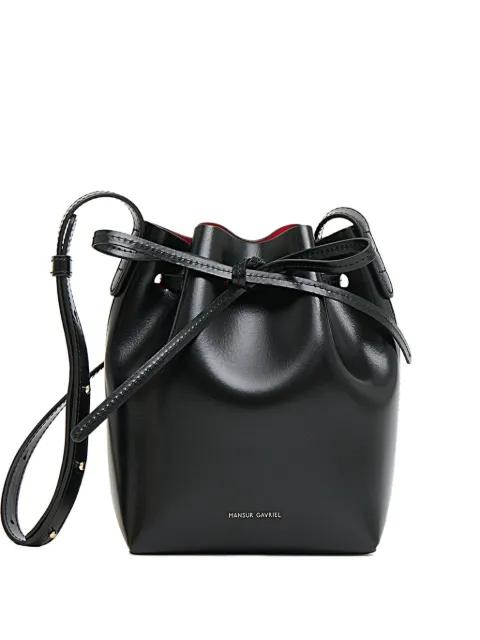 mini leather bucket bag by MANSUR GAVRIEL