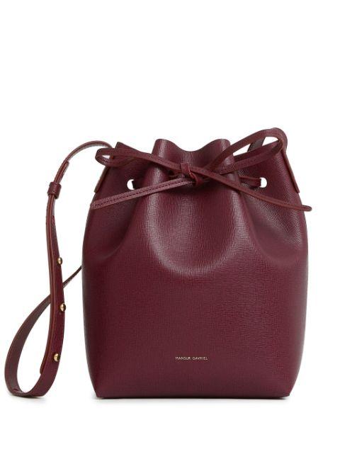 mini leather bucket bag by MANSUR GAVRIEL
