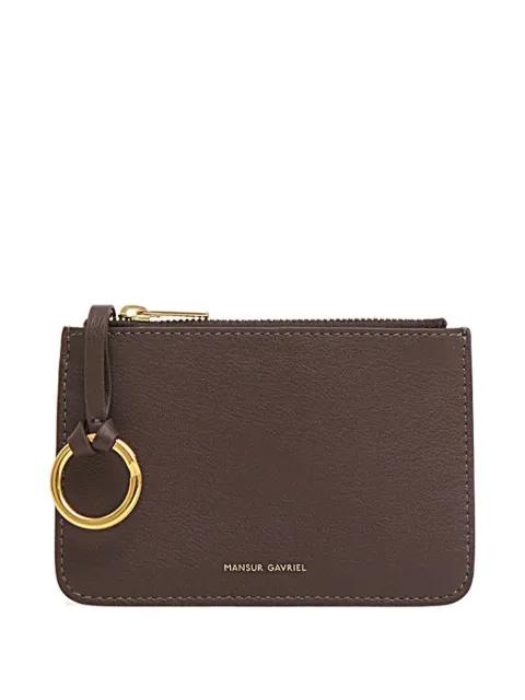 ring-detail leather wallet by MANSUR GAVRIEL