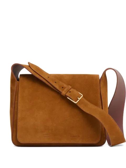 suede flap-closure shoulder bag by MANSUR GAVRIEL