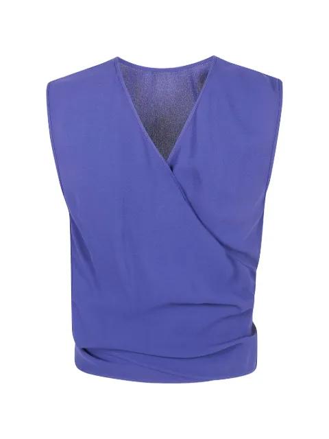 tie-waist blouse by MANTU