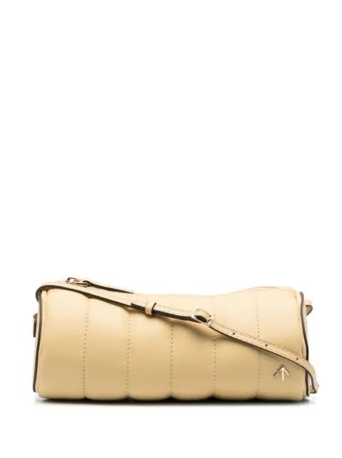 Padded Cylinder shoulder bag by MANU ATELIER