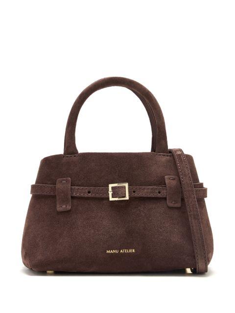 leather tote bag by MANU ATELIER