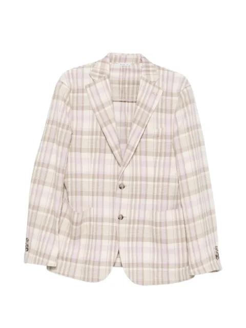 Nuvola check-pattern jacket by MANUEL RITZ