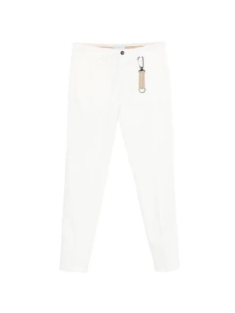 belt-loop logo-patch trousers by MANUEL RITZ