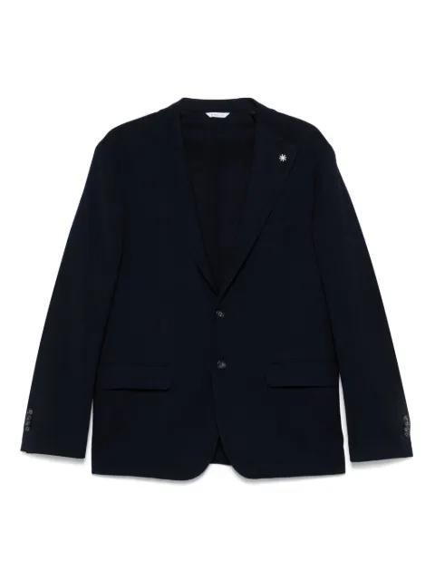 brooch-detail blazer by MANUEL RITZ