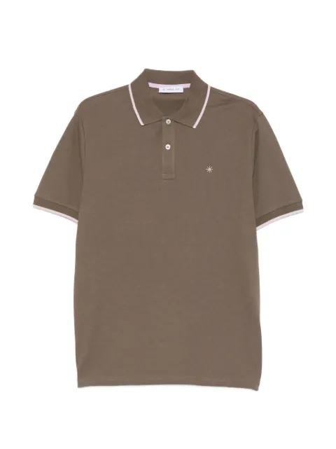 contrasting piquet polo shirt by MANUEL RITZ