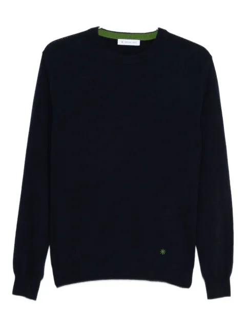 crew-neck floral-pattern sweater by MANUEL RITZ