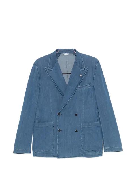 double-breasted denim jacket by MANUEL RITZ