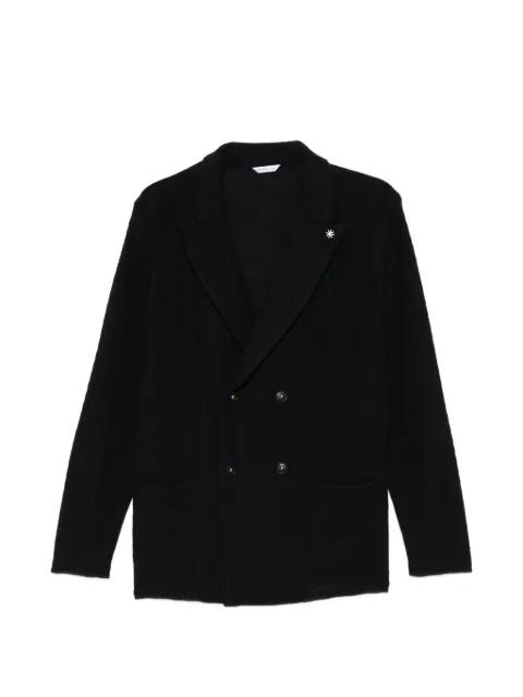 double-breasted knitted jacket by MANUEL RITZ