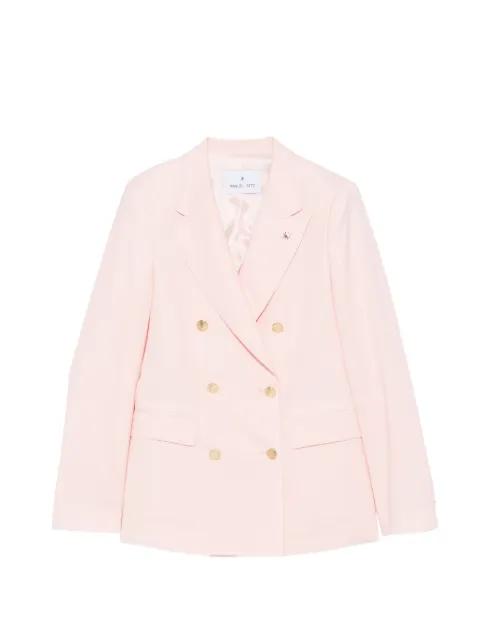 double-breasted peak-lapel jacket by MANUEL RITZ