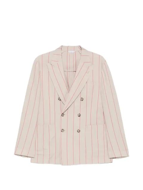 double-breasted striped blazer by MANUEL RITZ