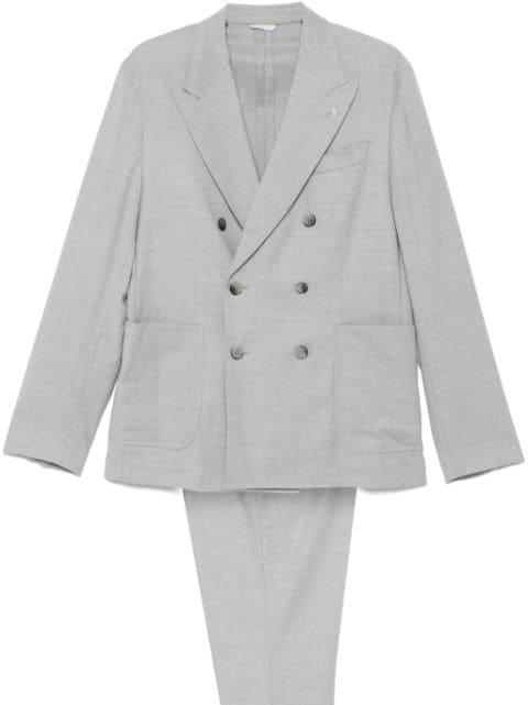 flannel suit by MANUEL RITZ