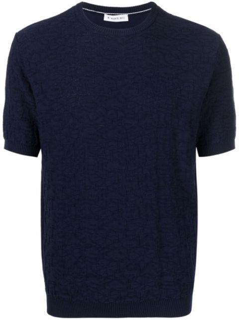 floral-print cotton T-shirt by MANUEL RITZ