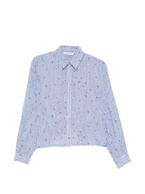 floral-print striped shirt by MANUEL RITZ
