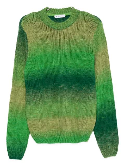 gradient-effect alpaca-blend sweater by MANUEL RITZ