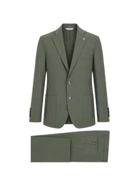 lapel-pin single-breasted suit by MANUEL RITZ