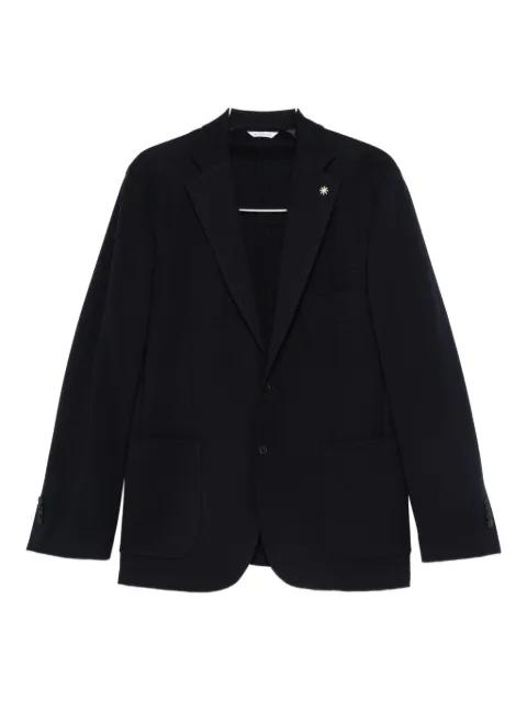 notched-lapel single-breasted blazer by MANUEL RITZ