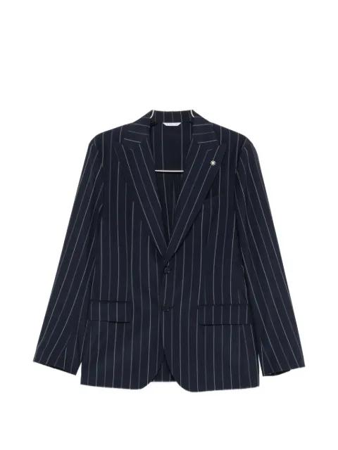 pinstripe-pattern single-breasted suit by MANUEL RITZ