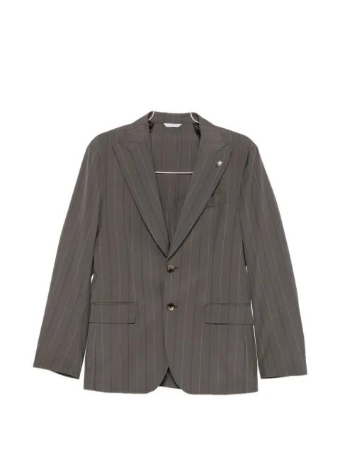 pinstripe single-breasted suit by MANUEL RITZ