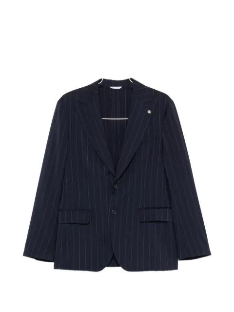 pinstripe single-breasted suit by MANUEL RITZ