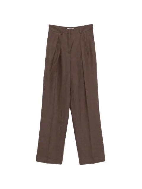 pleated-detail trousers by MANUEL RITZ